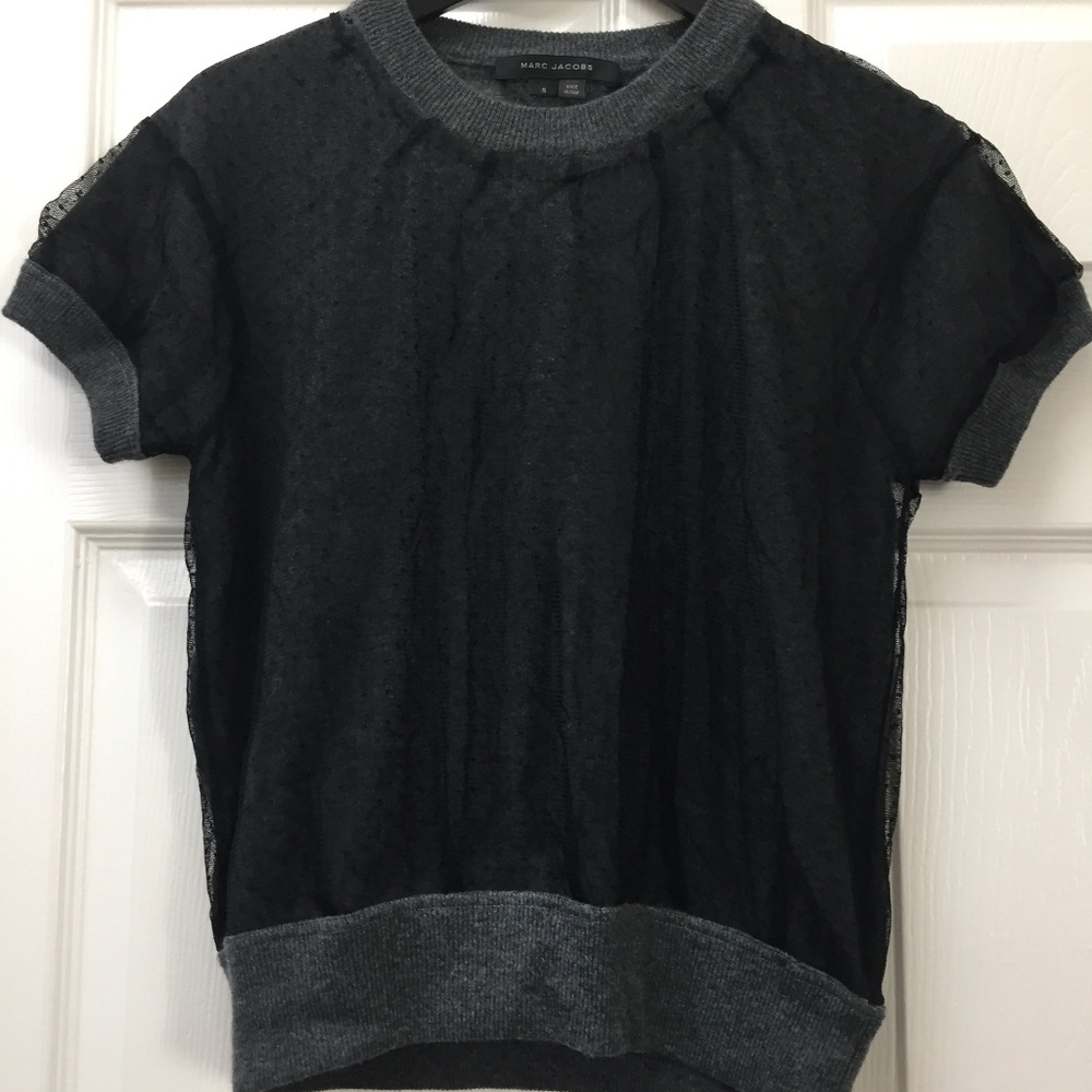 Marc Jacobs Cashmere Short Sleeve Sweater